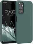 kwmobile Case Compatible with Xiaomi Redmi Note 11 / Note 11S Case - Soft Slim Protective TPU Silicone Cover - Blue Green