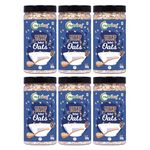NutriOrg Rolled Oats 3kg (Pack of 6 * 500) | Organic & Gluten Free | High Protein & Fibre Rich | Easy to Cook | Fitness Management