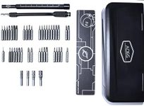 AD&S Precision Screwdriver Set 47 in 1 with Accessories - Professional Quality Set to Repair/Maintenance for PC, Laptop, iPhone, Watch, Glasses, Xbox, Playstation and Other Electronics.