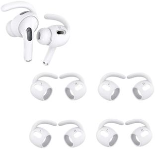 Aiivioll Replacement Earphone Ear Hooks for Airpods Pro 2 Earphones, Silicone Cover Anti-slip and Anti-dirty, In-ear Sports Ear Hooks (White)