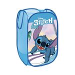 Superdiver Foldable Children's Fabric Basket with Handles Disney Stitch I Cubes Organizer for Clothes and Toys (58 x 36 x 36) Children's Room I Container Room Girls I Basket Bedroom Baby