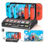 Fenolical Switch Dock Station Compatible with Nintendo Switch/OLED for Joycon Controller Charger, Support 4K/1080P HDMI Switch TV Adapter, Switch 3DS & 2DS Case Charging Dock