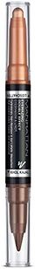 Manhattan Eyemazing Double Effect Crayon eye-liner et fard à paupières rotatif 2 en 1 - Couleur marron (002 Molten Metal) - 1 x 1,6 g