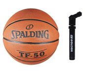 Spalding TF-50 Basketball Youth Official Training NBA Game Ball Size 7 + Pump