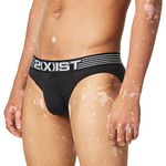 2(x)ist Men's Sculpted Contour Pouch Brief, Black, Medium