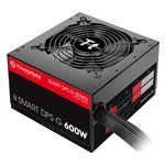 Thermaltake Smart DPS G Digital 600 W EU 80 Plus Bronze Semi Modular Power Supply Unit - Black/Red