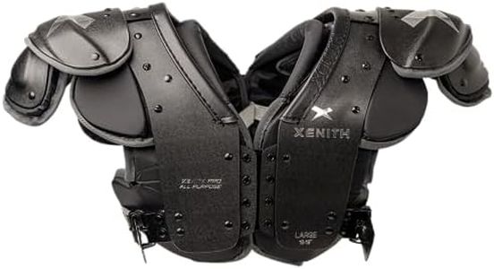 Xenith Pro All Purpose Varsity Football Shoulder Pads- Customizable, High Impact Foam Padding - Low Profile Design & Versatile Fit - Adult Protective Gear for Adults- X-Large