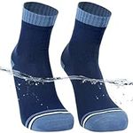 DexShell Waterproof Socks Hiking Walking Outdoor Recreation DEXDRI Yarn Inner for Men and Women, Ankle Blue Wing Teal, Unisex Medium