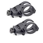 45 degree Offset Picatinny Rail Mount for Flashlights Mount QD Military Gear,2 set