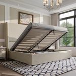 AMERLIFE Lift Up Storage Bed Queen