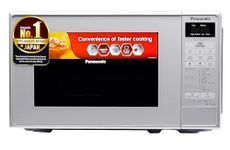 Panasonic 20 L Solo Microwave Oven (NN-ST26JMFDG, Silver, Stainless steel cavity with 51 Auto cook Menus)