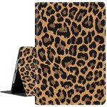 for iPad 9th / 8th / 7th Gen (2021/2020/2019) 10.2 inch/iPad Air 10.5" 2019 / iPad Pro 10.5" Case, Adjustable Stand Shockproof Protective Cover, with Automatic Wake/Sleep Function, Leopard Print