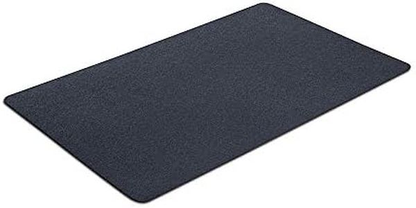 VersaTex Multi-Purpose Rubber Floor Mat for Indoor or Outdoor Use, Utility Mat for Entryway, Home Gym, Exercise Equipment, Tool Box Liner, Garage, Under-Sink, Patio, and Door Mat; 30" x 48", Black