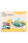 Relish Classic Vehicles Aquapaints - Pack of 5 Reusable Water Painting Alzheimer’s & Dementia Activities, Products & Aids for Elderly