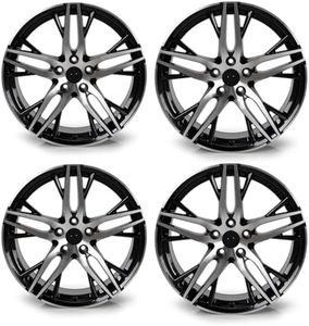 19x8.5 Aluminum Alloy Replacement Wheel Rim Compatible with Honda Accord Sport 2016-2017, OE Style 19 Inch Factory Replacement, Black, 4-Pack