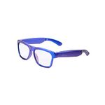 OhO Smart Glasses,Polarized Sunglasses with Bluetooth Speaker,Athletic/Outdoor UV Protection and Voice Control,Unisex(Mirror Blue Lens)