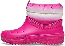 Crocs Women's Snow Boot, Candy Pink Stucco, 7