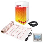 Electric Underfloor Heating Mat Kit for Tiled/Stone Floors 160W/m2-3.5m2 with Programmable Thermostat