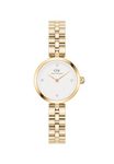 Daniel Wellington Elan Gold Watch, 22x28.5mm Round Dial Women Wristwatch, 316L Stainless Steel with Pvd Plated Gold Watch Band