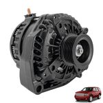 HonHuCo 15093928 Black High Output Alternator 300 AMP 14 V for 2007-2014 Chevry Silverado LT LTZ WT LS 4.8L 5.3L 6.0L 6.2L 6.6L V8 15857608/15905871/25877026/15857608