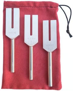 Angel Tuning Forks for Healing, 4160 hz, 4225 hz & 4096 hz (aka Crystal Tuner), Connect with Higher Energies and Frequencies, Made in the USA