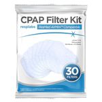 resplabs CPAP Filters Compatible with the ResMed AirMini Travel Machine (Pack of 30)