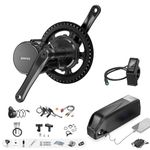 BAFANG 750W Mid Drive Kit Upgrade Version BBS02B Mid Drive Motor Kit with DM03 Display, 20Ah Downtube G80 Battery, Ebike Conversion Kit for 68-73MM Bottom Bracket Mountain Bike, Recumbent Trike