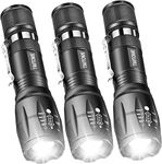 LED Flashlight, Ultra Bright XML T6 Handheld Flashlights - High Lumen, Zoomable, 5 Modes, Water-Resistant - Perfect for Camping Biking Home Emergency or Gift-Giving (3)