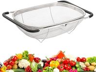 Over The Sink Colander, Stainless S