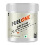 FUELONE Creatine Monohydrate (100G, Unflavoured, 33 Servings) | Micronized & Instantized Formula, Boosts Athletic Performance & Pumps Muscles, Powder