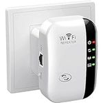 JORPETS WiFi Extender, WiFi Repeater Wireless Signal Booster Long Range, Long Range Wireless Internet Repeater 300Mbps 2.4GHz| Quick Setup | WiFi Dead Zones Killer