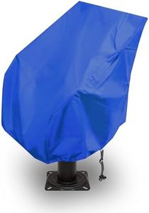 Boat Seat Cover, Outdoor Waterproof Pedestal Pontoon Captain Boat Bench Chair Seat Cover, Oxford Fabric Helm Chair Protective Covers