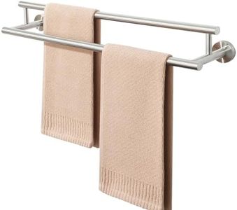 Alise Double Bath Towel Bars Towel Racks for Bathroom Lavatory,Wall Mount Towel Holder SUS304 Stainless Steel Towel Hanger Rail,GYT6902-LS Brushed Nickel,24-Inch