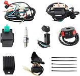 Full Electrics Wiring Harness Coil CDI Spark Plug Kits For 50cc 70cc 90cc 110cc 125cc 140cc ATV Quad Pit Dirt Bike Buggy Go kart