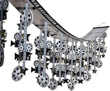 Film Strip Ceiling Decoration for Movie Party - 12 Feet Long - Hanging Party Decor