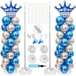 Kaucytue Balloon Column Stand Kit Set of 2, Adjustable 2m Metal Balloon Arch Stand, with Bases, Suitable for Birthday, Party Decoration, Wedding