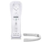 giZmoZ n gadgetZ Motion Plus + Remote Controller Compatible with Nintendo Wii & Wii U built in Sensor White