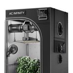 AC Infinity AI Grow System 2x2 1-Plant Kit 60x60x180cm, Self-Learning AI Controller Dynamic Airflow & LM301H EVO LED Lighting Control 2000D Mylar Tent, Lab-Tested Reflectivity Largest Zippered Window
