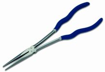 JH Williams PL-211C 11-Inch Straight Jaw Extra Long Reach Chain Nose Pliers