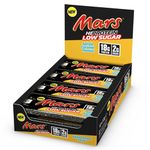 Mars Salted Caramel Low Sugar Chocolate Hi Protein Bars (12 x 57g), Only 2g of Sugar per bar, High Protein Energy Snack, 18g Protein