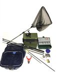 Complete Starter Coarse Float Fishing Kit Set. Shakespeare Rod, Reel, Box, Tackle