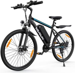 VARUN 26" Electric Bike with 48V Removable Battery, 250W Motor, E-Bike with 21 Speed Gear, 4 Riding Modes, Range Up to 70KM, Electric Mountain Bike for Adult