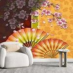 YANFENQI Basement Wall Covering Floral Walpaper Wall Decor Farmhouse No Extra Glue Needed (W) 40" X(H) 31.5"