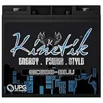 Kinetik HC600 BLU Series 600-Watt 12-Volt High Current AGM Car Audio Power Cell Battery, Black