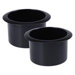 OUNONA 2pcs Recliner-Handles Cup Holder Replacement Insert for Sofa Boat Rv Couch Car Truck Poker Table