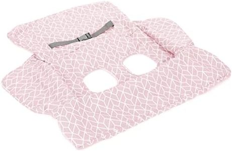 Diono Shop 'n Go Cart Liner, Shopping Cart Cover for Baby, Restaurant High Chair Cover for Baby, Infant, Toddler, Machine Washable, Pink