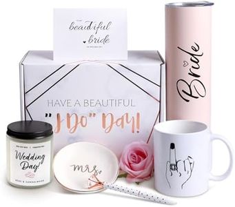 Bride To Be Gifts Box, Bridal Shower, Bachelorette Gifts For Bride, Engagement Gifts For Her, Wedding Gifts For Bride, Bachelor Party Gifts, Stainless Steel Tumbler Cup, Mug, Scented Candle - (Pink)