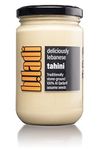 Biladi Tahini, Roasted Ground Sesame Seeds, Great in Houmous or Tahini Sauce. Vegan Friendly, Gluten and Dairy Free, Rich in Vitamins B and E, 300g Glass Jar