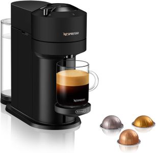Nespresso Vertuo Next Capsule Coffee Machine, 5 Cup Sizes, Matt Black