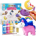 DOODLE HOG Unicorn Gifts for Girls | Arts and Crafts for Girls Ages 6-8-12 | Paint Your Own Squishies | Unicorn Toys Squishy Painting Kit | Arts & Crafts Tween Girls Gifts for 6-12 Years Old